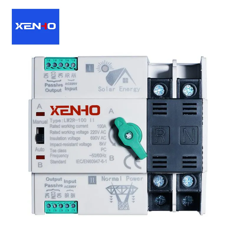 Interruttore di trasferimento automatico a doppia alimentazione